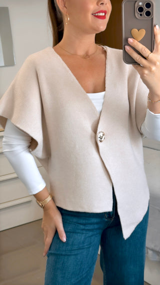 CARDIGAN BOTÓN DORADO