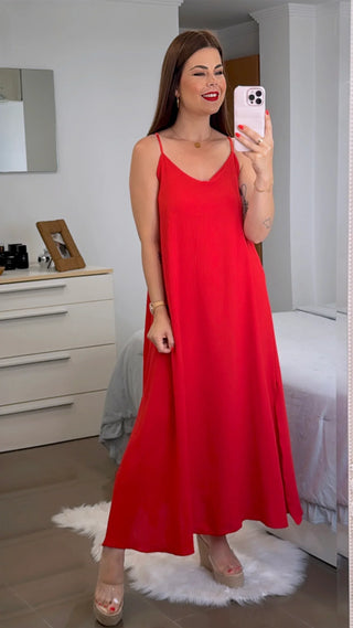VESTIDO ESPALDA LAZO