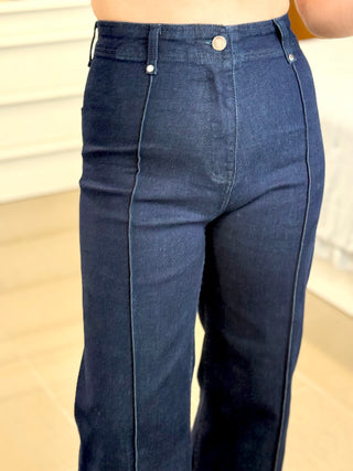 PANTALÓN DENIM COSTURAS