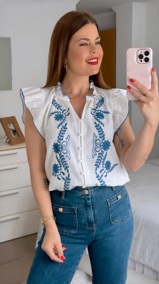 CAMISA FLOBY AZUL