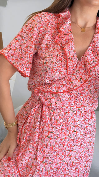 VESTIDO PAREO FLORAL