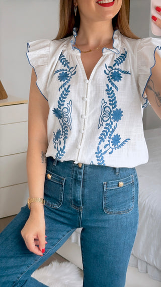 CAMISA FLOBY AZUL
