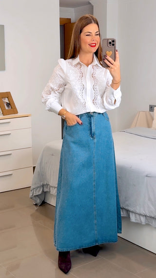 FALDA LARGA VAQUERA
