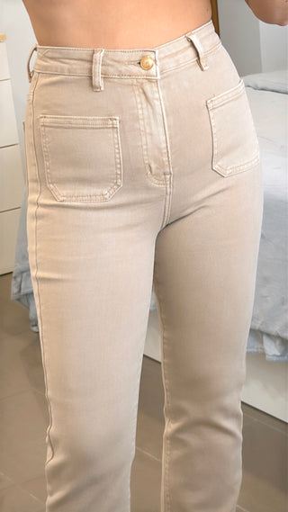 PANTALÓN FOLYROSE BEIGE