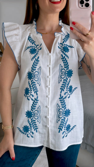 CAMISA FLOBY AZUL