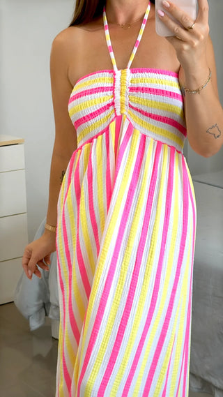 VESTIDO MUSE RAYAS
