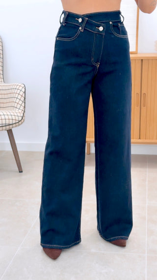 PANTALON WIDE LEG CRUZADO