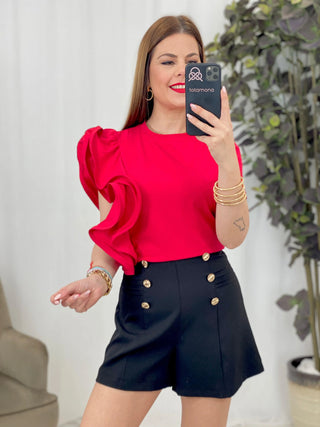 Compra online CAMISETA VOLANTES LISA - Totamona