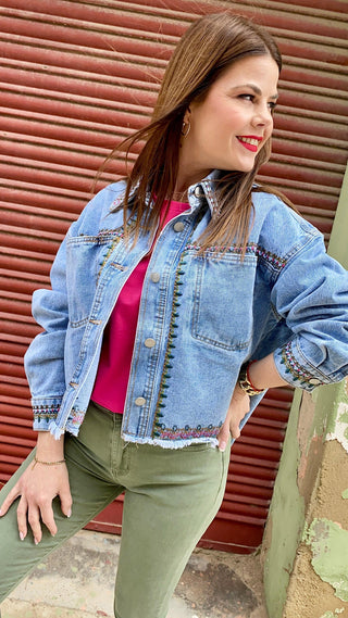 Compra online CHAQUETA ÉTNICA DENIM - Totamona
