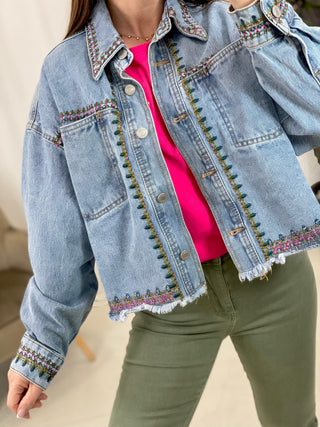 Compra online CHAQUETA ÉTNICA DENIM - Totamona