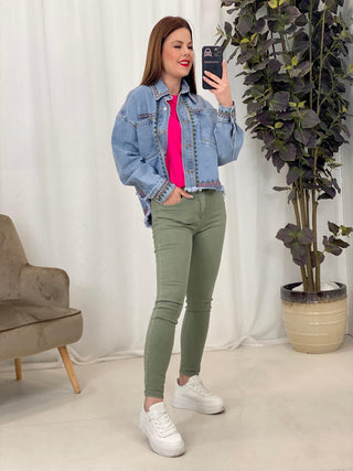 Compra online CHAQUETA ÉTNICA DENIM - Totamona