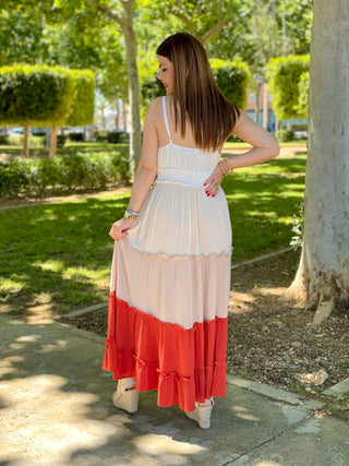 Compra online VESTIDO TIRANTE BORDADO - Totamona