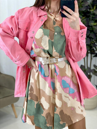 Compra online SOBRECAMISA DENIM CORAL - Totamona