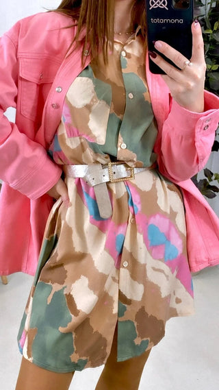 Compra online SOBRECAMISA DENIM CORAL - Totamona