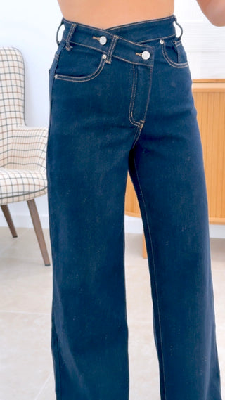 PANTALON WIDE LEG CRUZADO