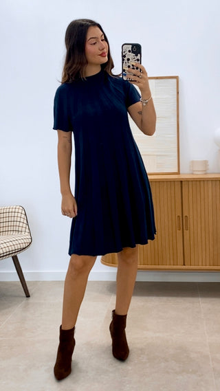 VESTIDO PUNTO MANGA CORTA