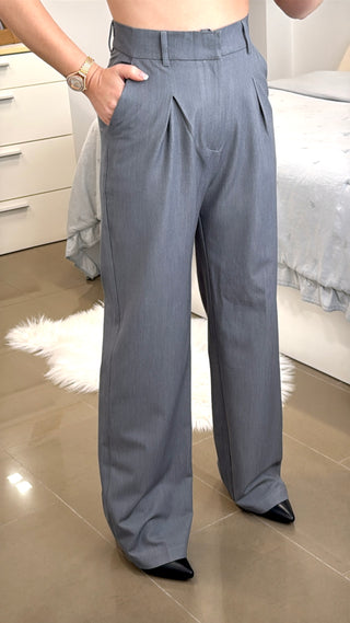 PANTALON CLASICO GRIS