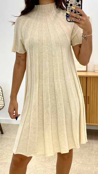 VESTIDO PUNTO MANGA CORTA