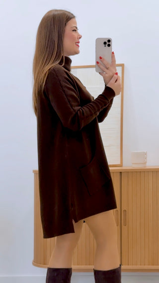 VESTIDO CUELLO BOLSILLOS