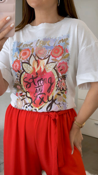 CAMISETA STRONG AND SEXY