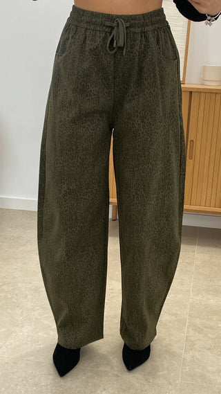 PANTALÓN BARREL PRINT
