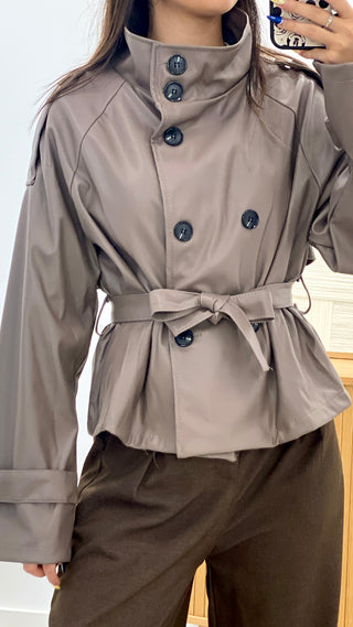 CHAQUETA POLIPIEL BOTONES