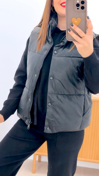 CHALECO ACOLCHADO POLIPIEL