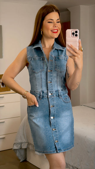 VESTIDO BRILLIS DENIM