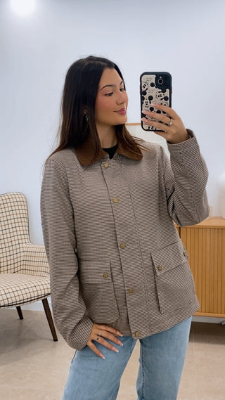 CHAQUETA CUELLO MICROPANA