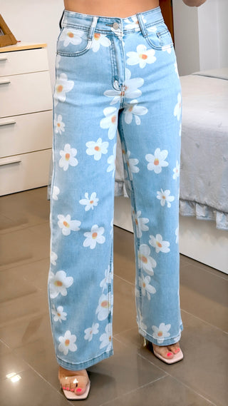 PANTALÓN FLOR BLANCA