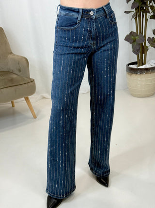 PANTALÓN DENIM BRILLO