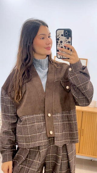 CHAQUETA COMBINADA ANTCUA