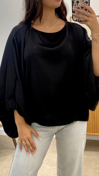 BLUSA MURCIÉLAGO LISA