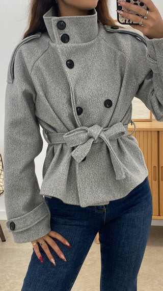 CHAQUETA DE PAÑO ABOTONADA