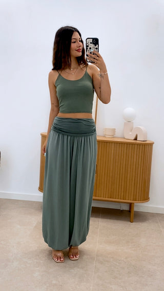 PANTALÓN CINTURA BOMBACHO