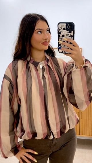 BOMBER GASA COLOR