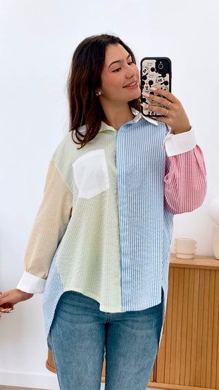 CAMISA RAYAS COLORINES