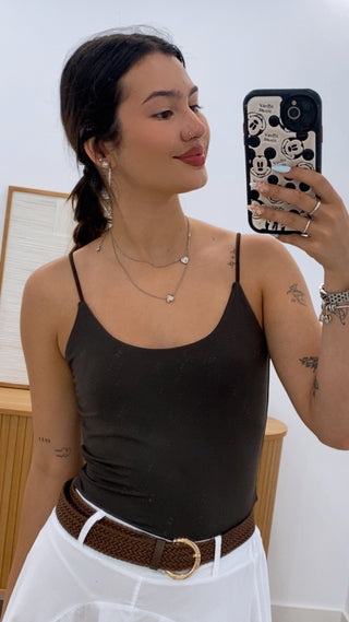 THIN STRAPPED TOP