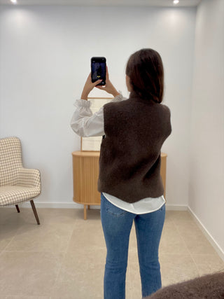 CHALECO PUNTO BRILLO