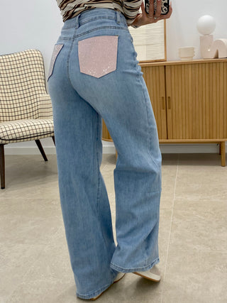 PANTALÓN BOLSILLOS ROSA