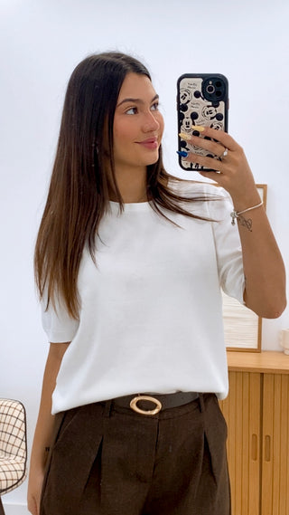 CAMISETA MANGA CORTA PUNTO