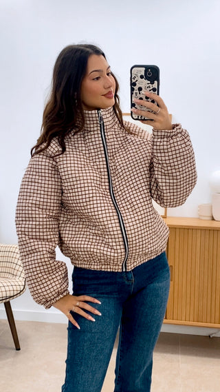 CHAQUETA ACOLCHADA CREMALLERA