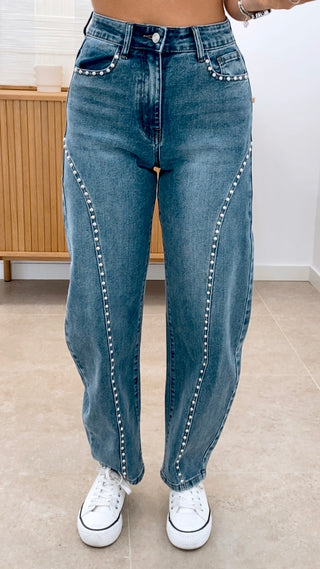 PANTALÓN BALLON TACHUELAS