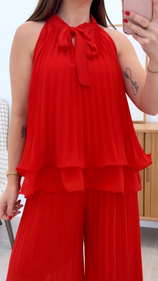 CONJUNTO PLISADO LISO