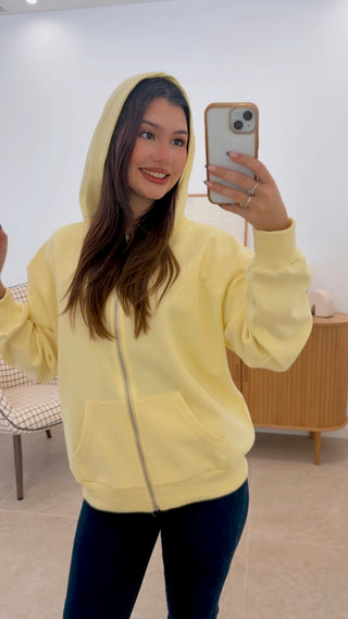 SWEAT-SHIRT À FERMETURE ÉCLAIR