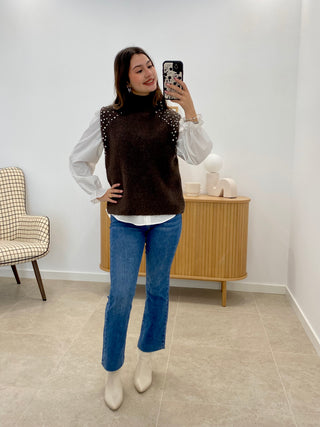 CHALECO PUNTO BRILLO