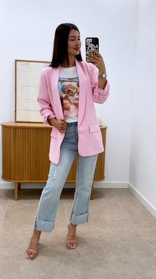 CAMISETA PINK DOG