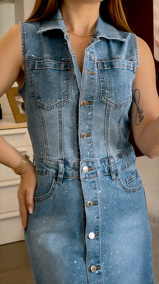 VESTIDO BRILLIS DENIM