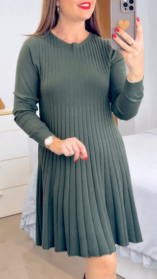 VESTIDO PUNTO EVASE