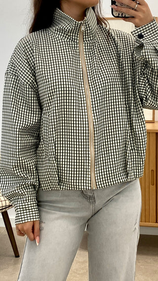 BOMBER CUADROS COLOR